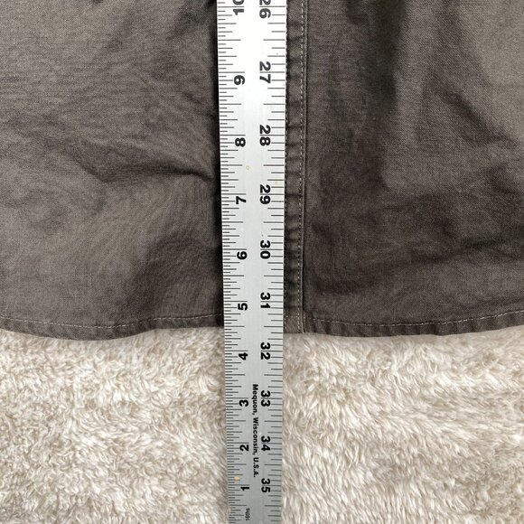 Cabela's Shirt Mens XL Gray Tan Long Sleeve Button-Up Shooting Hunting Outdoors - Picture 9 of 11